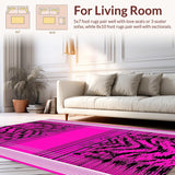 Artistic Tiger Silhouette Appeal(Pink)