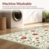 Lively Cream Beige Garden Scene(Ivory)