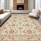 Artful Rustic Ogee Print(Beige)