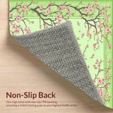 Charming Mint Green Blossom Design(Green)