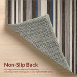Artisanal Tone Striped Motif(Gray)