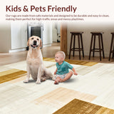 Abstract Earthy Geo Area for Indoor or Spaces(Beige)