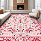 Elegant Whimsical Flower Motif(Pink)