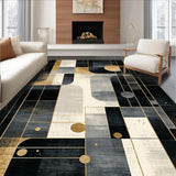 Artful Modern Tiled Arrangement(Black)