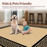 Contemporary Neutral Tone Trellis Motif(Beige)