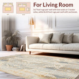Elegant Beige Boho Inspired Area(Beige)