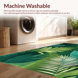 Dynamic Abstract Tropical Print(Green)