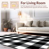 Stylish Modern Checkerboard Look(Black)