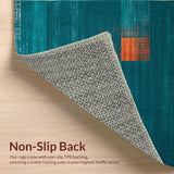 Chic Geometric Design in Hues(Blue)
