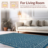 Modern Vibrant Lattice Artistry(Blue)