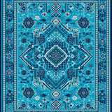 Traditional Blue Hallway Area(Blue)
