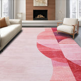 Aesthetic Bow Silhouette with Satin Ribbon Elements and Dotted Borders(Pink)