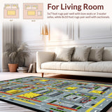 Vibrant Roadway Adventure Scene(Red)