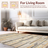 Minimalist Beige Trellis Visual(Gray)