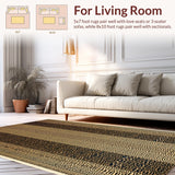 Khaki Leopard Print Kids Room Shaggy(Beige)