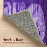 Chic Purple Abstract Motif(Purple)