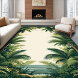 Tropical Coastal Green Tones(Beige)