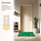 Elegant Green Geometric Serpent Theme(Green)