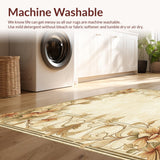 Antiquity Inspired Taupe Accent Area Elegant Beige Floor(Beige)