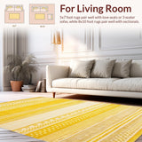Artful Hand Woven Design(Yellow)