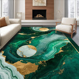Emerald Gold Marble Elegance(Green)