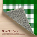 Cozy White Buffalo Check Design(Green)