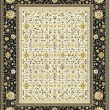 Luxurious Vintage Geometric Arrangement(Black)