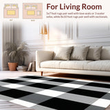 Chic Black and White Stripes(Black)