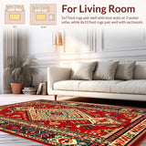 Chic Pastel Geometric Accents(Red)