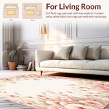 Blush Pink Floral Modern Aesthetic for Home Decor Chic Elegance(Beige)