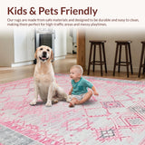 Delicate Lattice Design with Fuzz(Pink)