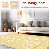 Stylish Transitional Symmetrical Shapes(Beige)