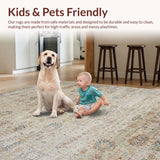 Artful Vibrant Trellis Composition(Beige)