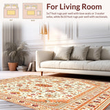 Modern Boho Style with Beige Orange Gold Accents(Beige)