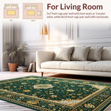 Elegant Floral Mihrab Aesthetic(Green)