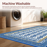 Modern Nautical Patterned Mat(Blue)