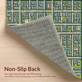 Dynamic Blue Green Streetscape(Gray)