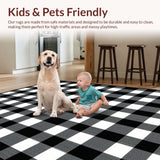 Timeless Farmhouse Inspired Checkerboard Look(Black)