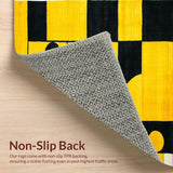 Contemporary Yellow Geometric Fusion(Yellow)