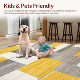 Modern Tan Gray Color Fusion(Yellow)