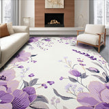 Stylish Purple Floral Elegance(Purple)