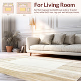 Neutral Boho Archway Area Printed(Beige)