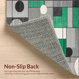 Contemporary Abstract Green Aesthetic(Gray)