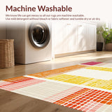 Mid Century Modern Rainbow with Beige and Ivory Tones(Yellow)