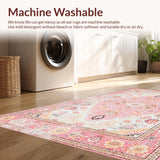 Delicate Pink Geometric Motif(Pink)