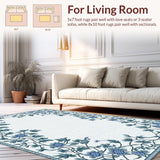 Whimsical Floral Artistry Composition(Blue)