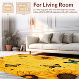 Rustic Butterfly Floral Fusion(Yellow)