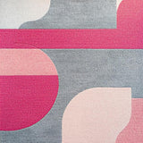 Modern Pink Gray Entryway Marble Texture(Gray)