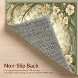 Anatolia Collection Area Sage Beige Flowing Scrollwork Design(Beige)