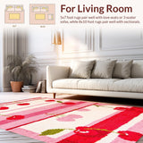 Whimsical Cherry Blossom Motif(Red)